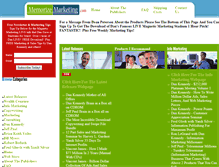 Tablet Screenshot of memorizemarketing.com